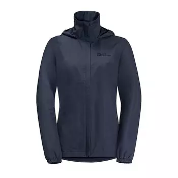 Мужской походный дождевик Jack Wolfskin, цвет trkisblau/navyblau