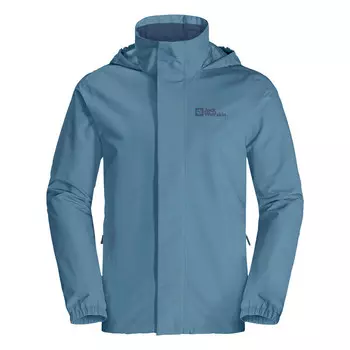 Мужской походный дождевик Jack Wolfskin, светло-синий