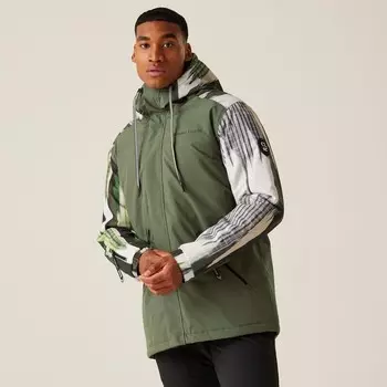 Мужской походный дождевик Regatta, оливково-зеленый