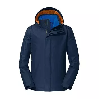 Мужской походный дождевик Schffel, цвет navyblau/orange