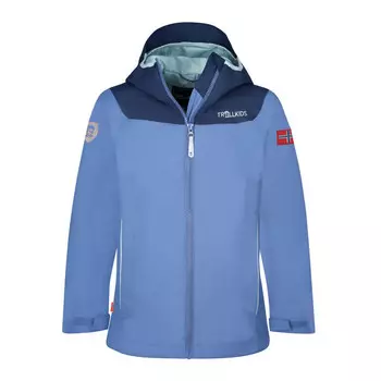 Мужской походный дождевик Trollkids, цвет navyblau/dunkelblau/aquamaringrn