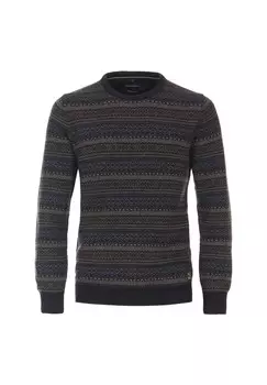 Мужской полосатый свитер CASAMODA, темно-синий