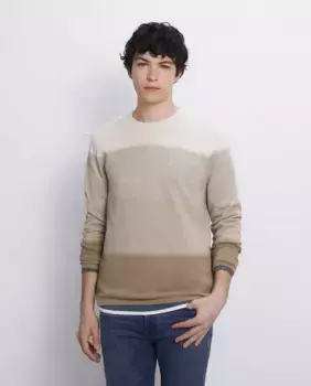 Мужской полосатый свитер Easy Wear, цвет Natural