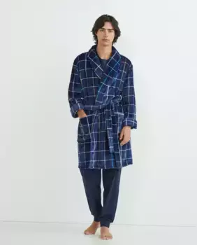 Мужской полярный халат в стиле фэнтези Dustin, синий