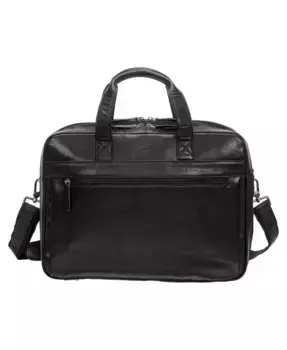 Мужской портфель Buffalo с двумя отделениями для ноутбука 15,6" и планшета Mancini, черный