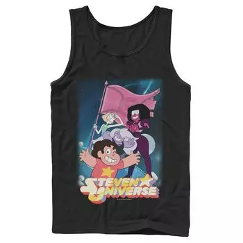 Мужской постер с флагом команды Cartoon Network Steven Universe, майка Licensed Character