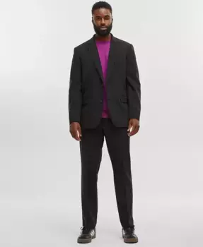 Мужской приталенный блейзер для костюма Mode of One, черный