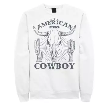 Мужской профессиональный свитшот Bull Riders American Cowboy Desert Skull Licensed Character