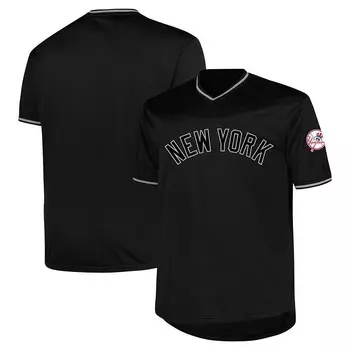 Мужской профиль черного цвета New York Yankees Big & Tall Pop Fashion Джерси Profile, цвет Ynk Black
