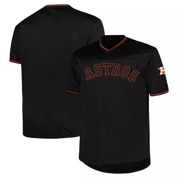 Мужской профиль черный Houston Astros Big & Tall Pop Fashion Джерси Profile, цвет Ast Black