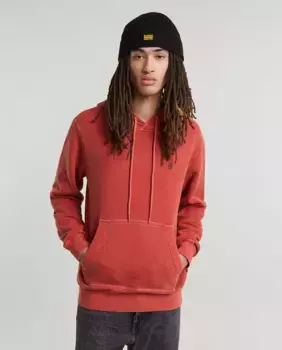 Мужской прямой перекрашенный свитшот G-Star Raw, красный