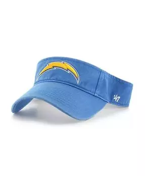 Мужской пудрово-синий Los Angeles Chargers Clean Up Visor '47 Brand, синий