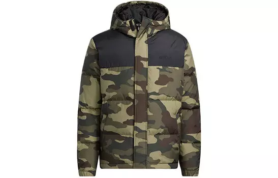 Мужской пуховик adidas neo, Камуфляж