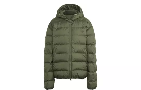 Мужской пуховик Adidas Originals, цвет Basic Green