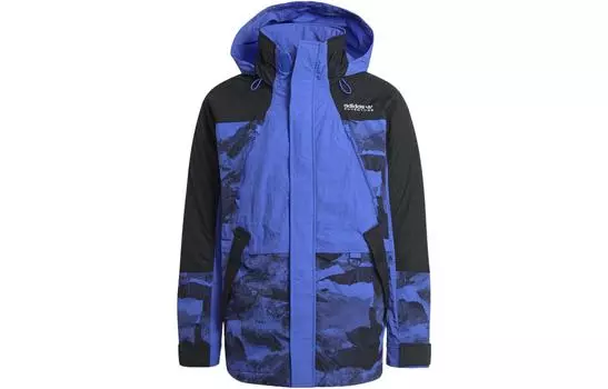 Мужской пуховик Adidas Originals, цвет Blue