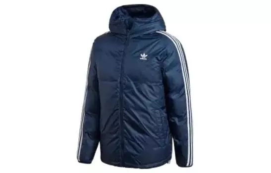 Мужской пуховик Adidas Originals, цвет Blue