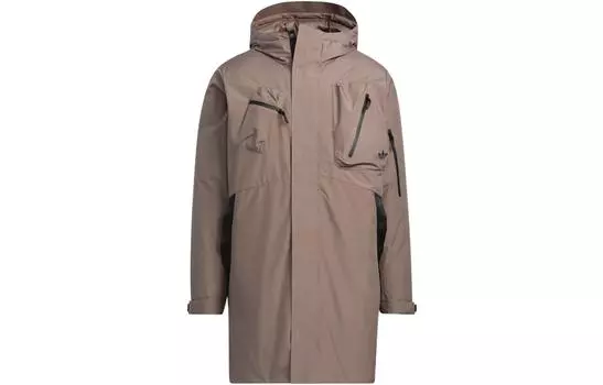 Мужской пуховик Adidas Originals, цвет Brown