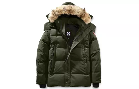 Мужской пуховик Canada Goose, армейский зеленый