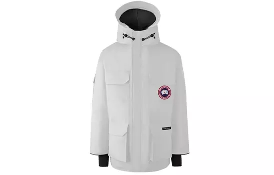 Мужской пуховик Canada Goose, белый