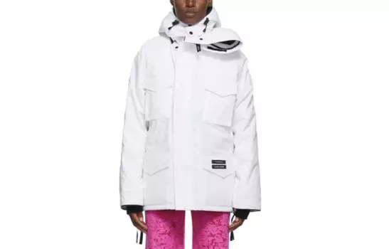 Мужской пуховик Canada Goose, белый