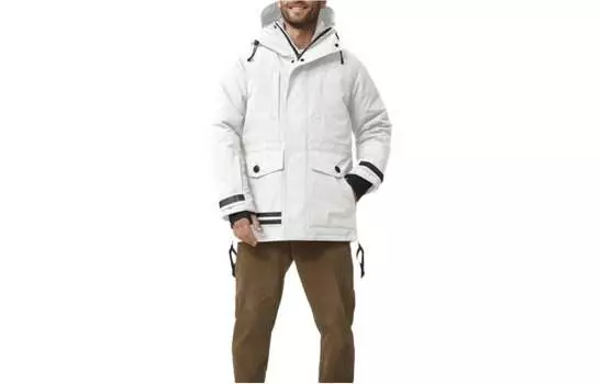 Мужской пуховик Canada Goose, белый