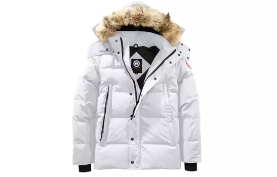 Мужской пуховик Canada Goose, белый