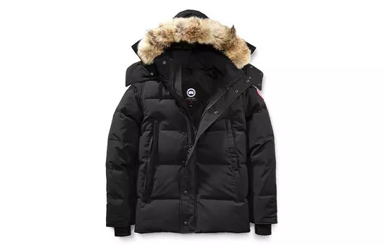 Мужской пуховик Canada Goose, черный