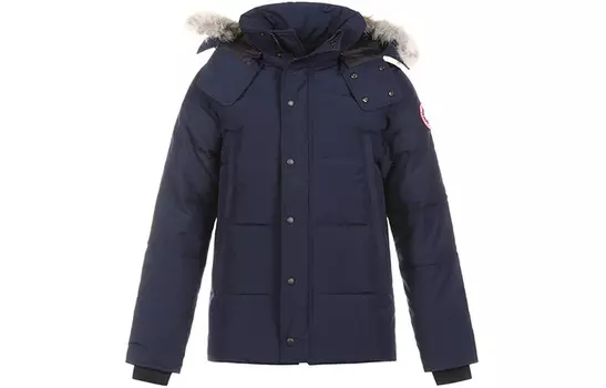 Мужской пуховик Canada Goose, цвет azure blue