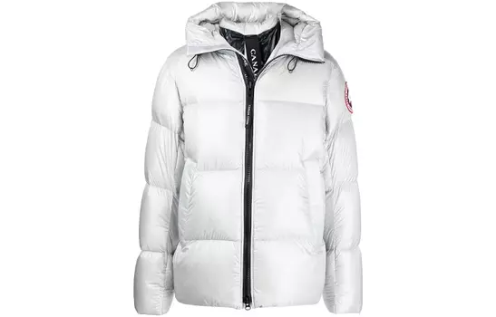 Мужской пуховик Canada Goose, цвет silver white