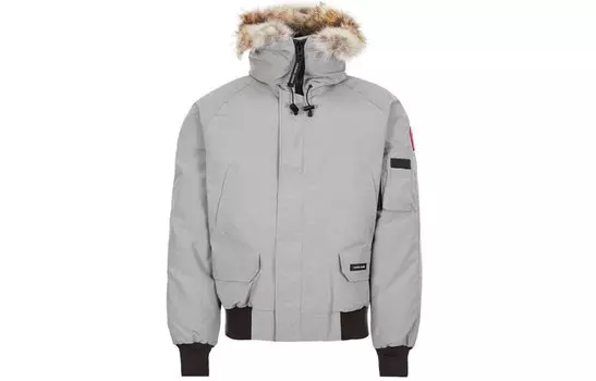 Мужской пуховик Canada Goose, серый