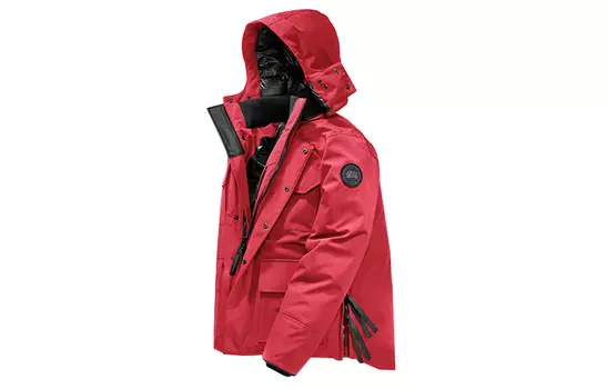 Мужской пуховик Canada Goose, красный