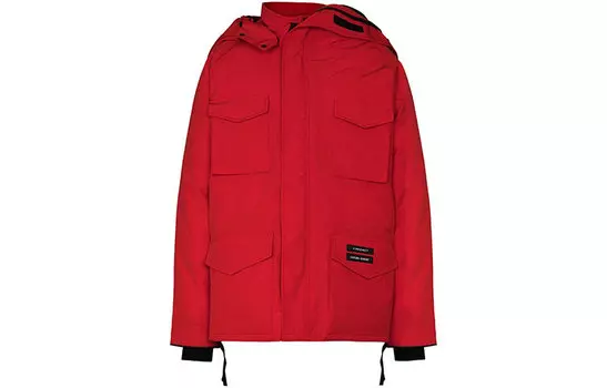 Мужской пуховик Canada Goose, красный