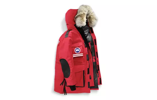 Мужской пуховик Canada Goose, красный