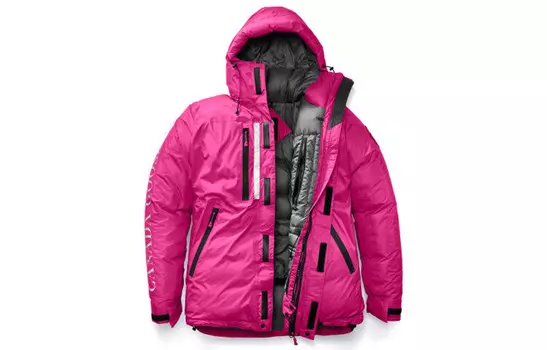 Мужской пуховик Canada Goose, розовый