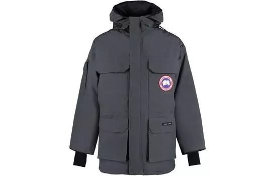 Мужской пуховик Canada Goose, серый