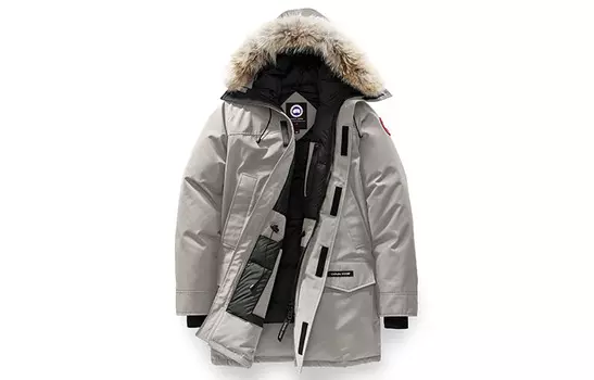 Мужской пуховик Canada Goose, серый