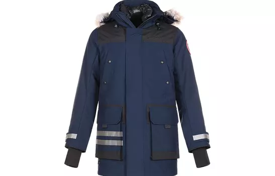 Мужской пуховик Canada Goose, темно-синий