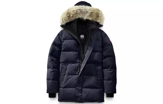 Мужской пуховик Canada Goose, темно-синий