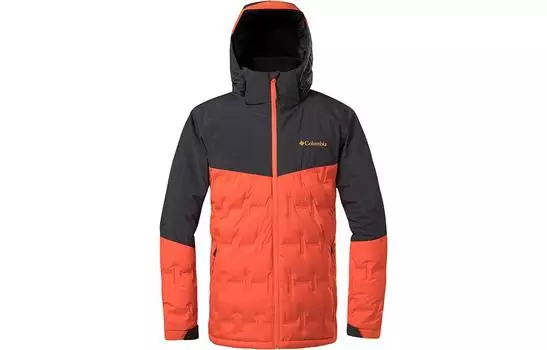 Мужской пуховик Columbia, Апельсин