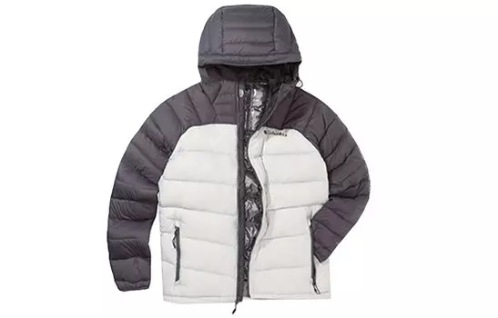 Мужской пуховик Columbia, белый