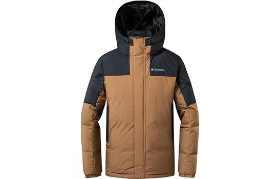 Мужской пуховик Columbia, коричневый