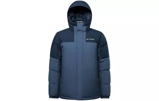 Мужской пуховик Columbia, темно-синий