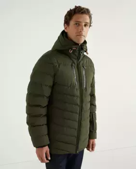 Мужской пуховик, дышащий и утепленный Wellensteyn, темно-зеленый