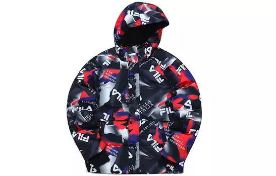 Мужской пуховик FILA, цвет Allover Print