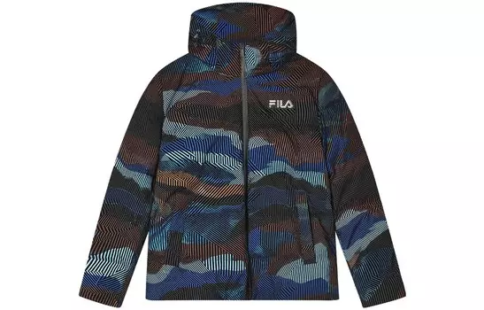 Мужской пуховик FILA, цвет AlloverPrint