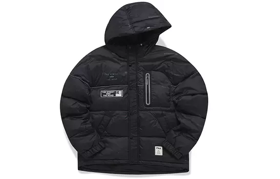 Мужской пуховик FILA, цвет Black