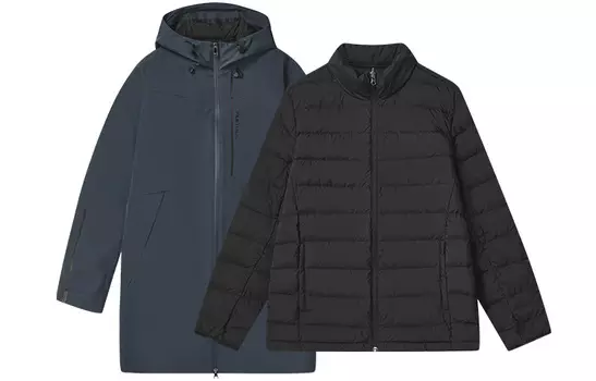 Мужской пуховик FILA, цвет Blue