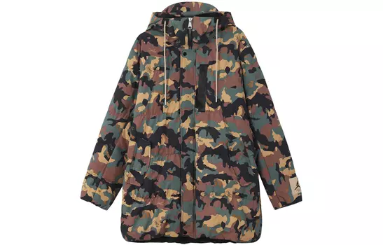 Мужской пуховик Jordan, цвет CamouflageGreen