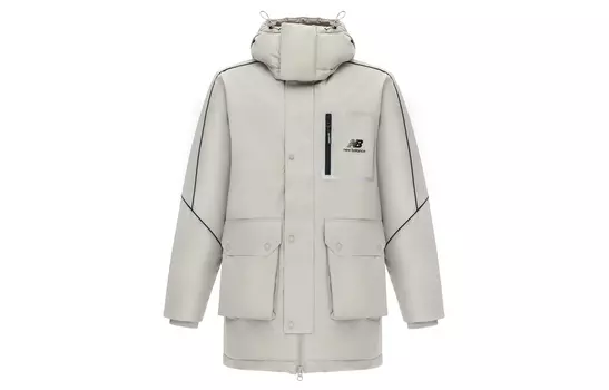 Мужской пуховик New Balance, Серый