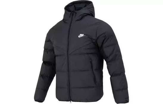Мужской пуховик Nike, черный